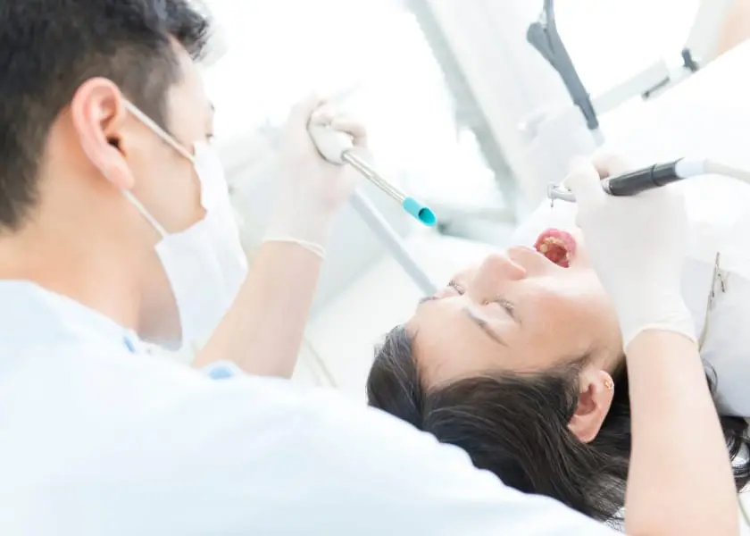イメージ:唾液がお口の中にいっぱいで苦しいとき