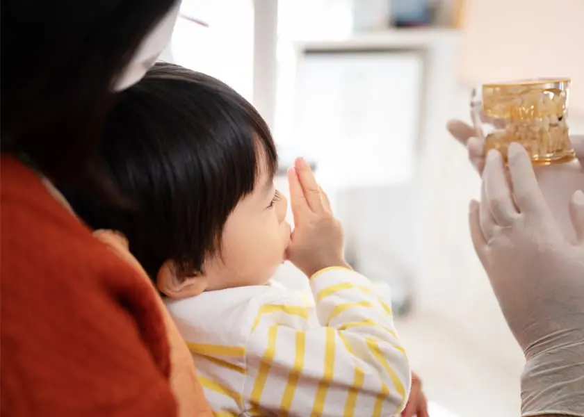イメージ:お子様の歯を生涯守るために大事にしたいこと
